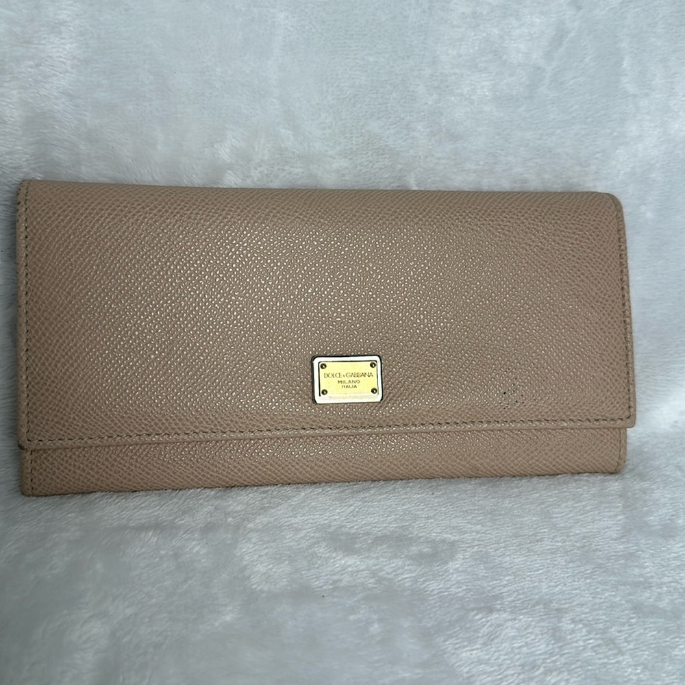 Dolce and Gabbana long bifold wallet